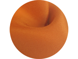 silk fabric color Russet Orange