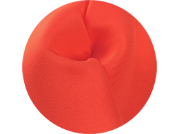 silk fabric color Red Orange