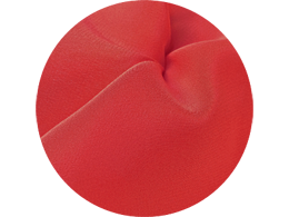 silk fabric color Poppy Red