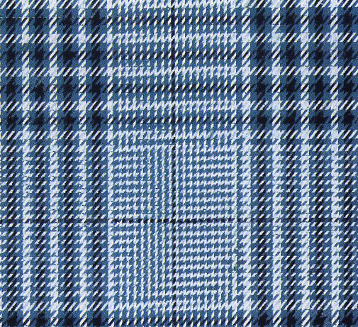 printed silk fabric Glen Plaids theme