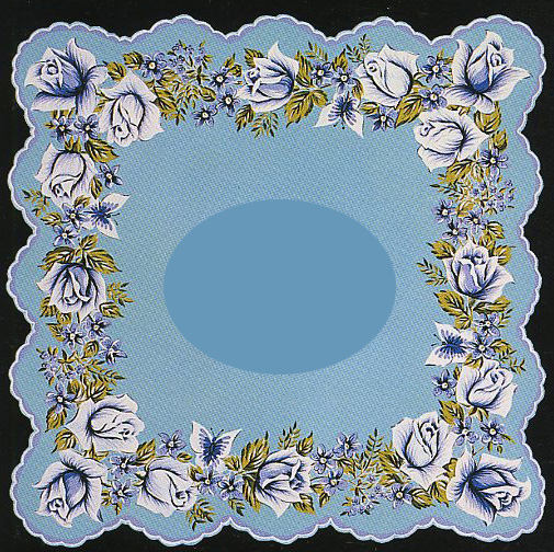 printed silk fabric Handkerchieves theme