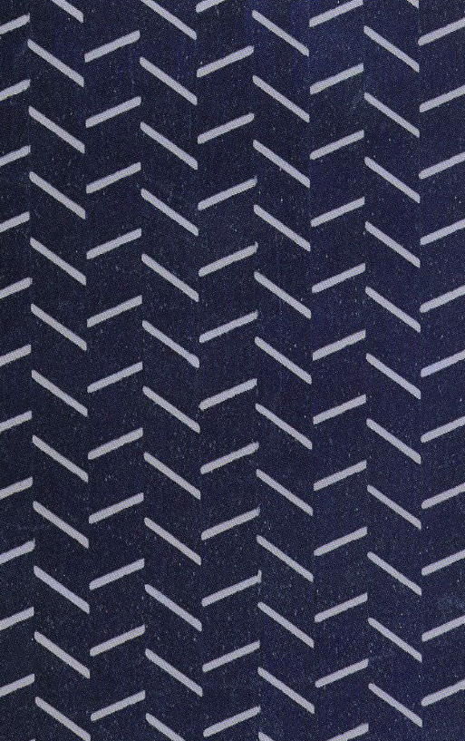 printed silk fabric Herringborne Stripes theme