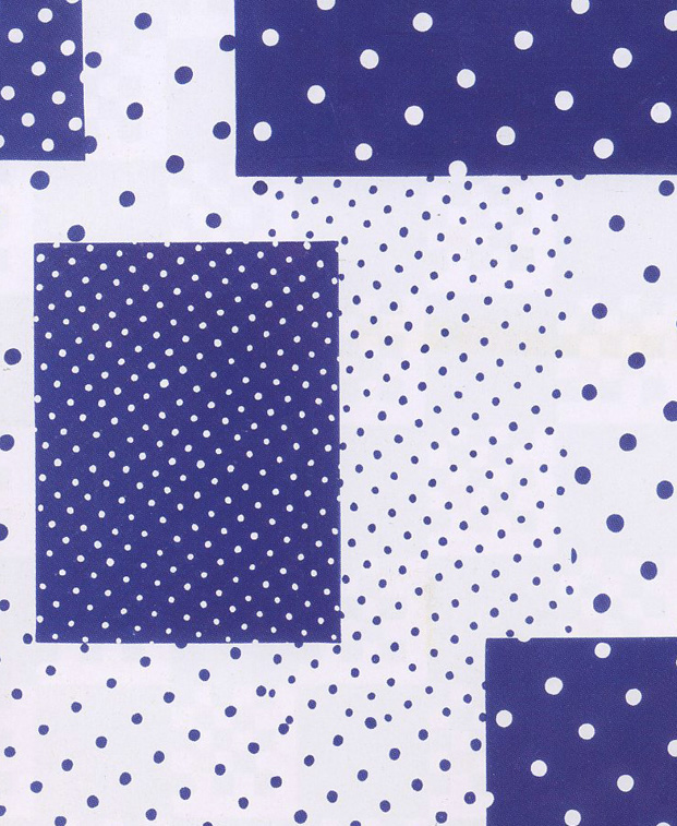printed silk fabric Polka Dots theme
