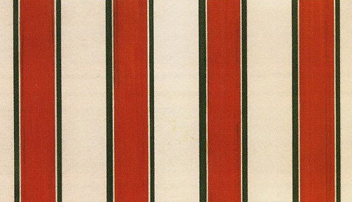printed silk fabric Triple Stripes theme