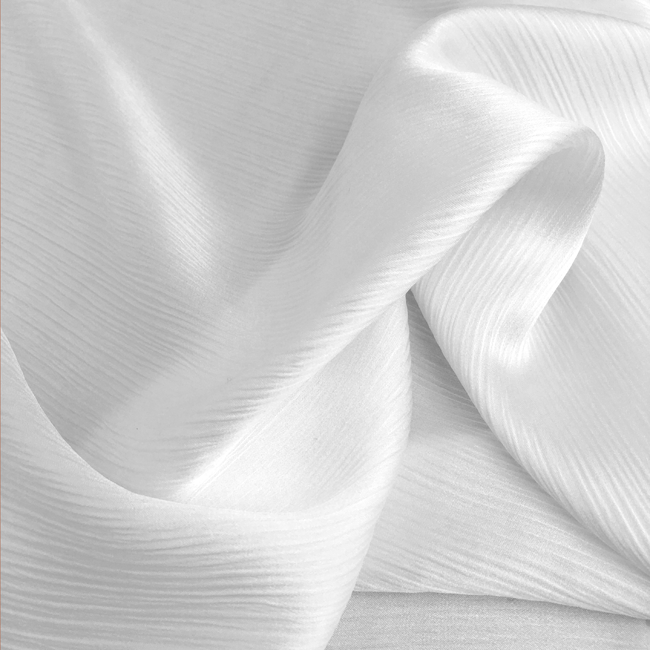 crinkle charmeuse silk fabric