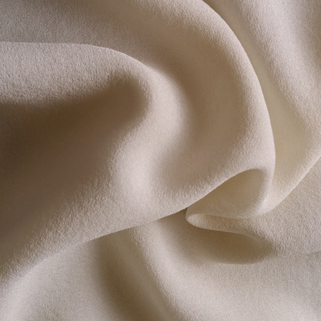 stretch pebble georgette silk fabric